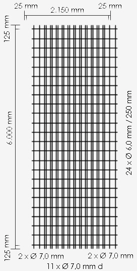 Betonstahlmatte R513A